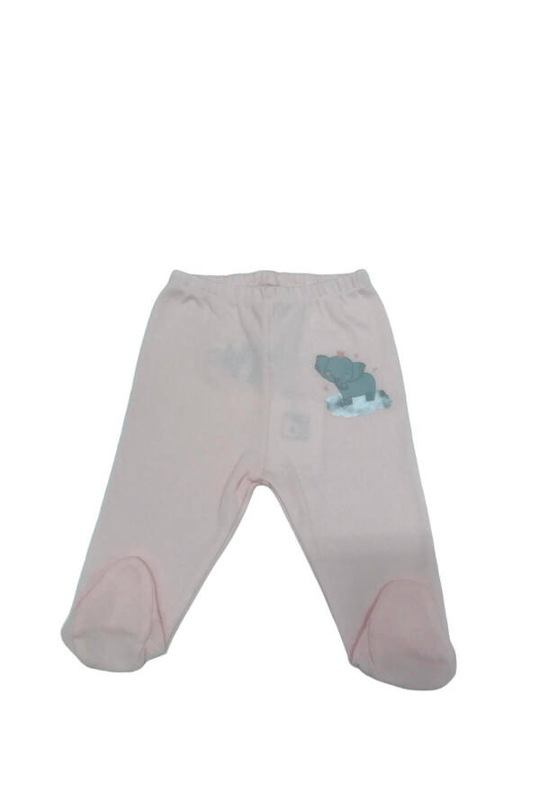 Animals Favourite Pink Girl Pants with Slippers - 2