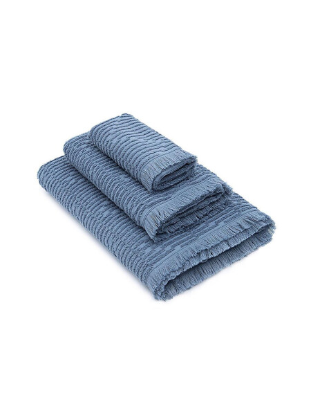 Anisa Bath Towel Set 100% Cotton Combed Jacquard Blue - 13