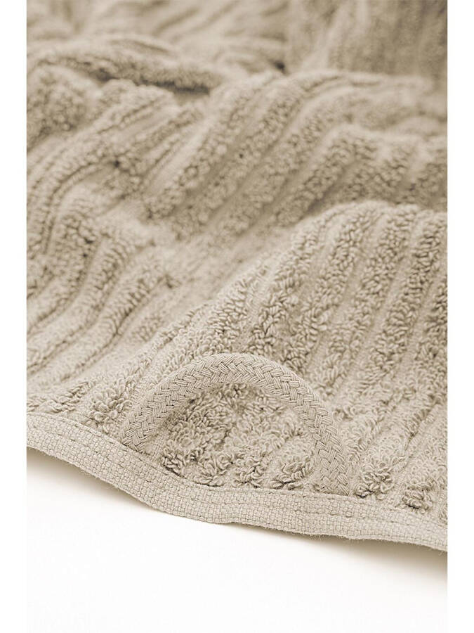 Anisa Bath Towel Set 100% Cotton Jacquard Beige - 15