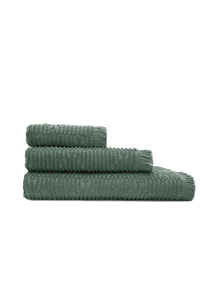 Anisa Bath Towel Set 100% Cotton Jacquard Green - 11