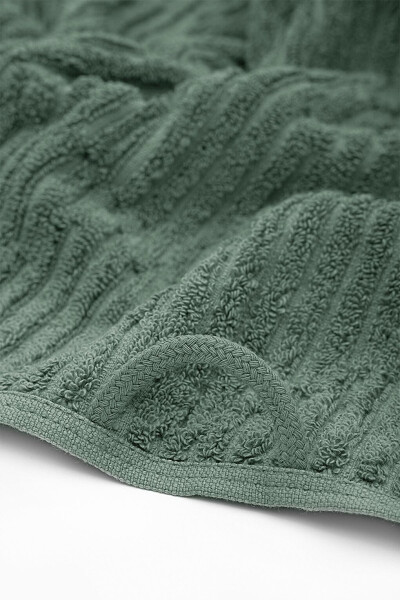 Anisa Bath Towel Set 100% Cotton Jacquard Green - 20