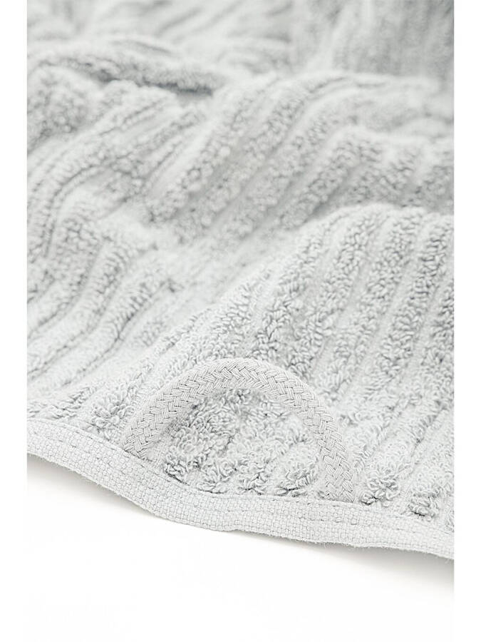 Anisa Bath Towel Set 100% Cotton Jacquard Grey - 15