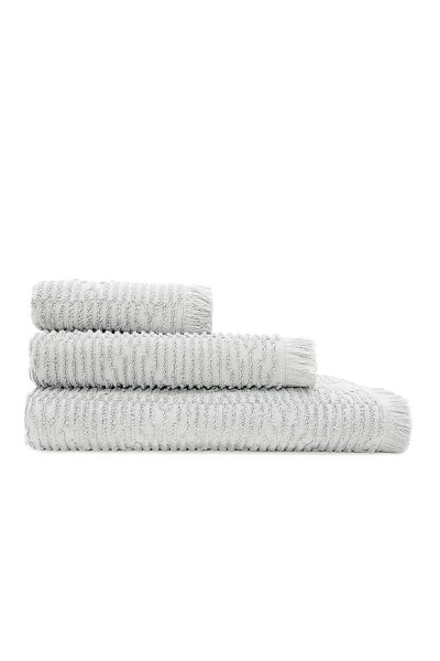 Anisa Bath Towel Set 100% Cotton Jacquard Grey - 16