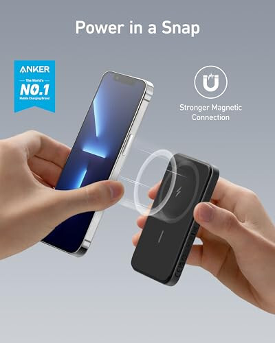 Anker Magnetic Portable Charger Zolo Power Bank, 10,000mAh 30W High-Speed Portable Charger - 2