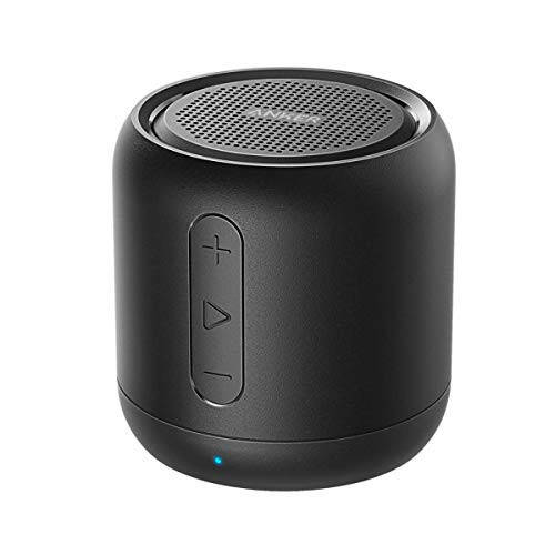 Anker Soundcore Mini, суперпортативный Bluetooth-динамик с 15-часовой работой от батареи, радиусом действия Bluetooth 20 метров, улучшенными басами, шумоподавляющим микрофоном (восстановленный) - 1