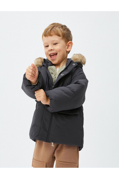 Anthracite Baby Jacket 4WMB00008TW - 7