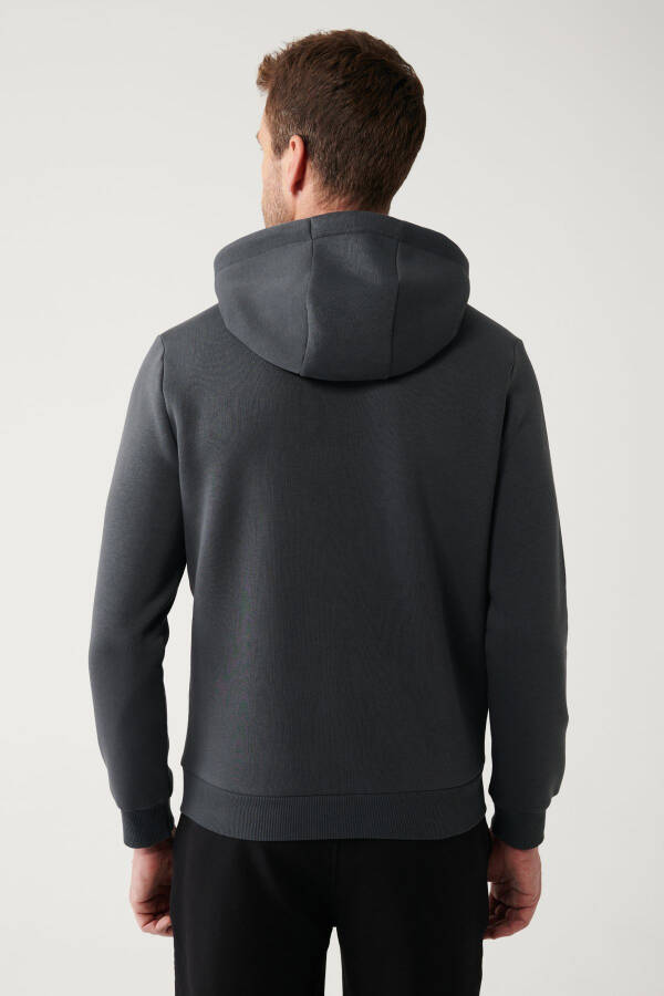 Anthracite Hooded Sweatshirt - 4