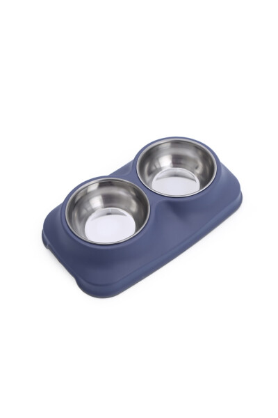 Antibacterial Food and Water Bowl, Cat and Dog Food Bowl (Stainless Steel Bowl) - 2