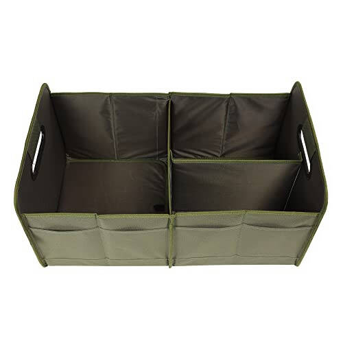 AOKJOY Car Trunk Organizer, Green, Foldable, Non-slip, Adjustable, Multiple Compartments, 600D Oxford Cloth Material - 5