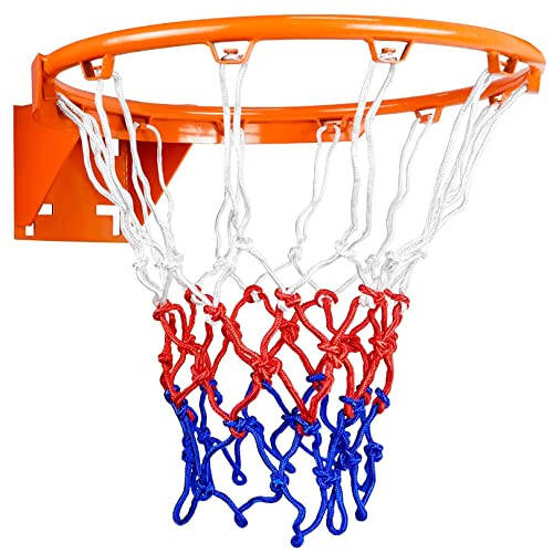 Aoneky Outdoor Replacement Basketball Rim - 18 mm Solid Steel - 1