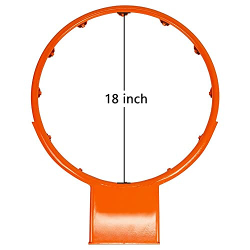 Aoneky Tashqi almashtiriladigan basketbol halqasi - 18 mm qattiq po'lat - 2