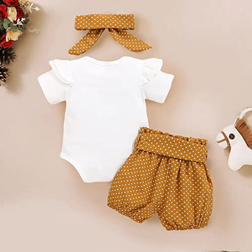 Aoswep Baby Girl Clothes Infant Newborn Girl Outfits Summer Clothes Romper Short - 45