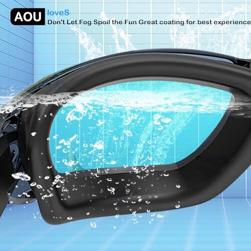 Aouloves Swim Goggles,Anti Fog No Leaking Clear Vision Water Pool Swimming Goggles for Adult Men Women Youth - 3