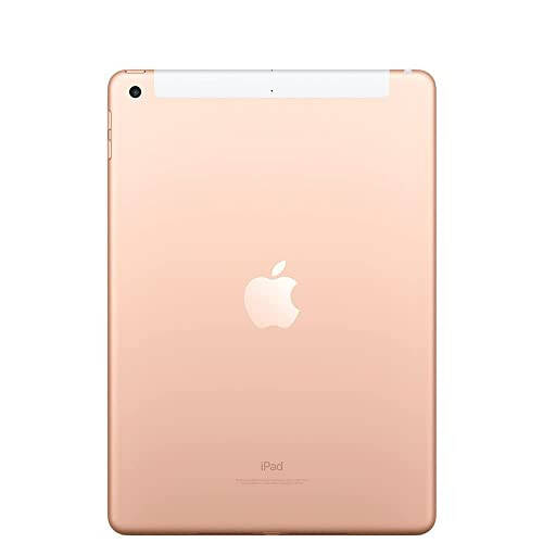 Apple 9.7in iPad (6th Generation, 128GB, Wi-Fi + 4G LTE, Gold) (Renewed) - 6