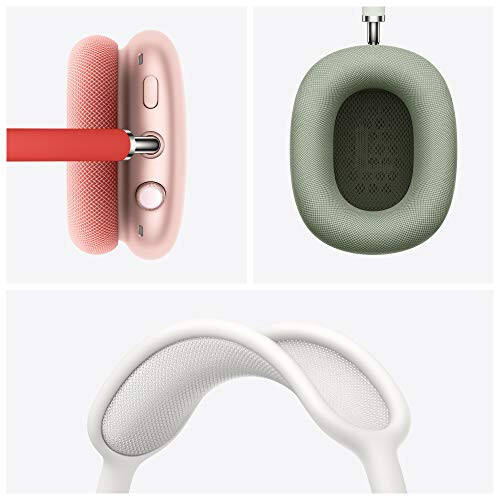 Apple AirPods Max Wireless Over-Ear Headphones, Active Noise Cancelling, Transparency Mode, Personalized Spatial Audio, Dolby Atmos, Bluetooth Headphones for iPhone – Silver - 5