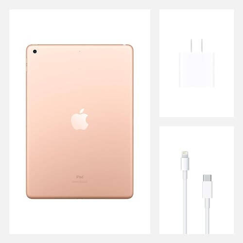 Apple iPad (10.2-inch, Wi-Fi, 32GB) - Gold (Latest Model, 8th Generation) (Renewed) - 7