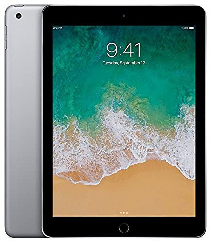 Apple iPad (5th Generation) Wi-Fi, 128GB - Space Gray (Renewed) - 1