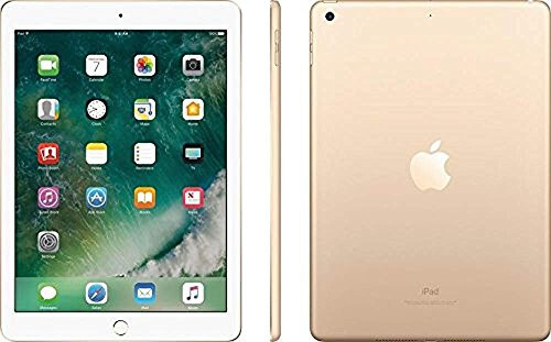 Apple iPad 9,7 дюйма с Wi-Fi, 32 ГБ 2017 Новейшая модель - Золотой (Золотой) (Обновленный) - 1