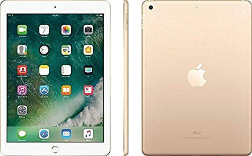 Apple iPad 9,7 дюйма с Wi-Fi, 32 ГБ 2017 Новейшая модель - Золотой (Золотой) (Обновленный) - 1