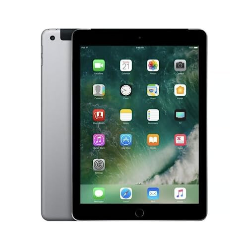 Apple iPad 9.7 dyuym 6-avlod Wi-Fi + Cellular (32GB, Kosmik kulrang) (Yangilangan) - 1