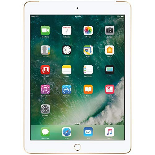 Apple iPad 9.7 inç WiFi, 32 GB 2017 En Yeni Model - Altın (Altın) (Yenilenmiş) - 1