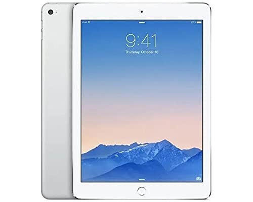 Apple iPad Air 2, 16 GB, Silver, Newest Version (Renewed) - 1