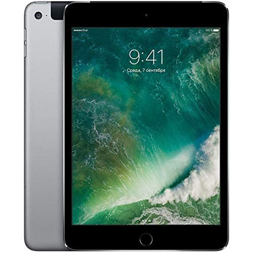 Apple iPad Mini 4, 128GB, Kosmik kulrang - Wi-Fi + Uyali aloqa (Yangilangan) - 6