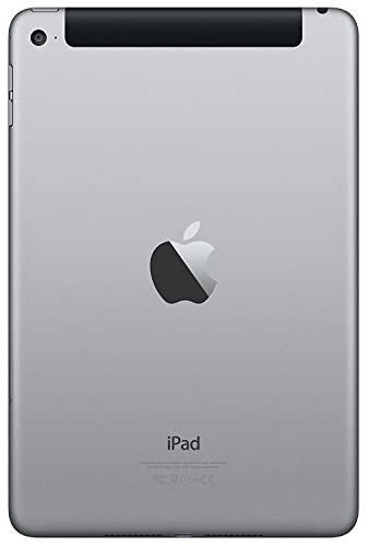 Apple iPad Mini 4, 128GB, Space Gray - WiFi + Cellular (Renewed) - 7