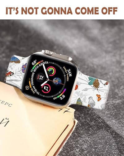 Apple Watch Band 38mm 40mm 41mm bilan mos keladigan sport soat kamarlari Ayollar Erkaklar uchun, sozlanishi yumshoq silikon almashtirish aqlli soat bilaguzuk iWatch Series 7 6 5 4 3 2 1 SE uchun - 6