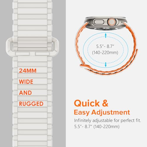 Apple Watch Band Manyetik Bağlantı Yeni Yolları Erkekler İçin 49mm 45mm 44mm 42mm - 4