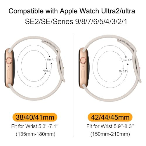 Apple Watch Bandasi bilan mos keladigan Sport Bandlari 41mm 45mm 49mm 40mm 44mm 38mm 42mm, Yumshoq Silikon Correa Bilaguzukni almashtirish tasmasi Apple Watch Ultra 2/Ultra SE/SE 2 iWatch Series 9 8 7 6 5 4 3 2 1 Ayollar Erkaklar - 5