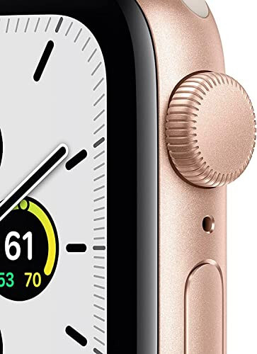 Apple Watch SE (GPS, 40mm) - Altın Alüminyum Kasa ve Starlight Spor Bant - Standart (Yenilenmiş) - 5