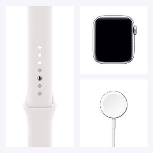 Apple Watch SE (GPS, 40mm) - Gümüş Alüminyum Kasa Beyaz Spor Bantlı (Yenilenmiş) - 6