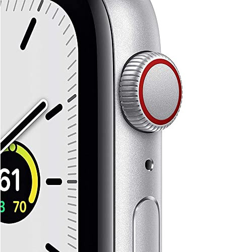 Apple Watch SE (GPS + Hücresel, 40mm) - Gümüş Alüminyum Kasa Beyaz Spor Bantlı (Yenilenmiş) - 2