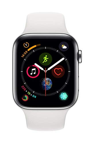 Apple Watch Series 4 (GPS + Hücresel, 44 MM) - Paslanmaz Çelik Kasa Beyaz Spor Bantlı (Yenilenmiş) - 7