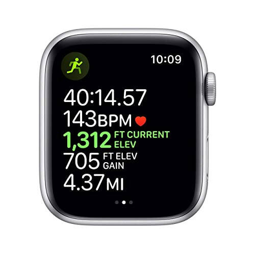 Apple Watch Series 5 (GPS, 40 MM) - Kumush Alyuminiy Korpus Oq Sport Tasmasi bilan (Yangilangan) - 4