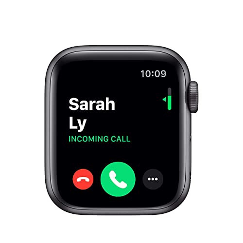 Apple Watch Series 5 (GPS, 40MM) - Kosmik kulrang alyuminiy korpusli qora sport tasmasi bilan (Yangilangan) - 9