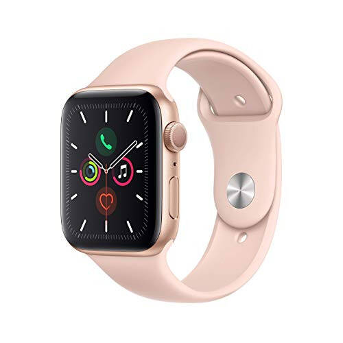 Apple Watch Series 5 (GPS, 44MM) - Altın Alüminyum Kasa Pembe Kum Spor Bantlı (Yenilenmiş) - 6