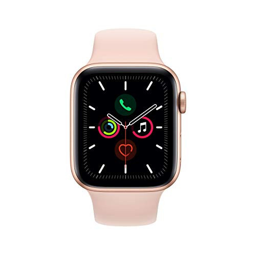 Apple Watch Series 5 (GPS, 44MM) - Altın Alüminyum Kasa Pembe Kum Spor Bantlı (Yenilenmiş) - 7