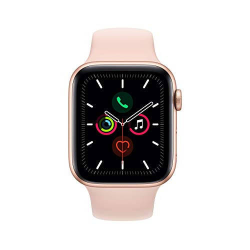 Apple Watch Series 5 (GPS, 44MM) - Altın Alüminyum Kasa Pembe Kum Spor Bantlı (Yenilenmiş) - 7