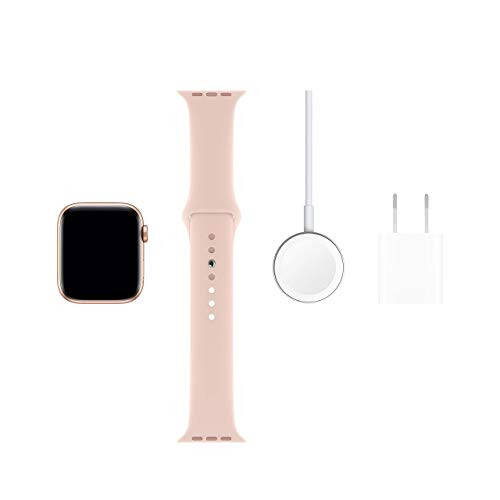 Apple Watch Series 5 (GPS, 44MM) - Altın Alüminyum Kasa Pembe Kum Spor Bantlı (Yenilenmiş) - 10