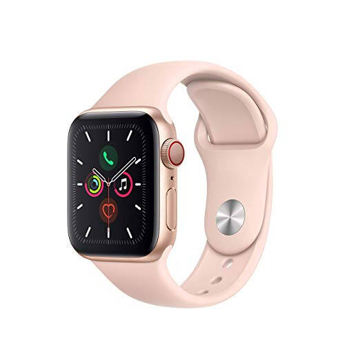 Apple Watch Series 5 (GPS + Hücresel, 40MM) - Altın Alüminyum Kasa Pembe Spor Bantlı (Yenilenmiş) - 7