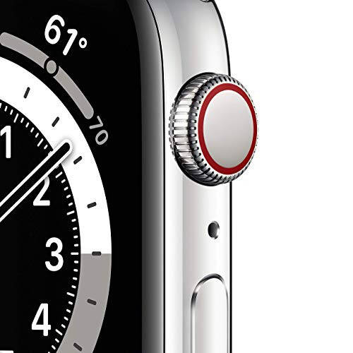 Apple Watch Series 6 (GPS + Hücresel, 44mm) - Gümüş Paslanmaz Çelik Kasa Beyaz Spor Bantlı (Yenilenmiş) - 2