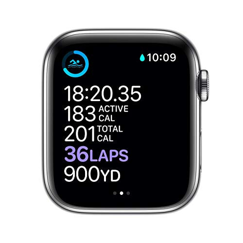 Apple Watch Series 6 (GPS + Hücresel, 44mm) - Gümüş Paslanmaz Çelik Kasa Beyaz Spor Bantlı (Yenilenmiş) - 4