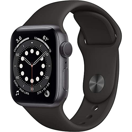 Apple Watch Series 6 (GPS + Hücresel, 44mm) - Uzay Grisi Alüminyum Kasa Siyah Spor Bantlı (Yenilenmiş) - 8