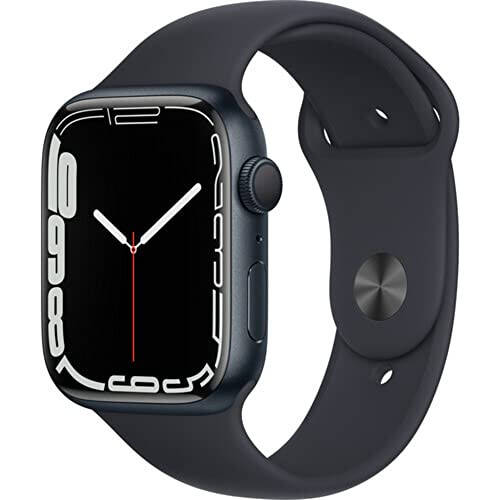 Apple Watch Series 7 (GPS, 45 мм) Корпус из алюминия цвета «полуночный синий» с Midnight Sport Band (Восстановленный) - 5