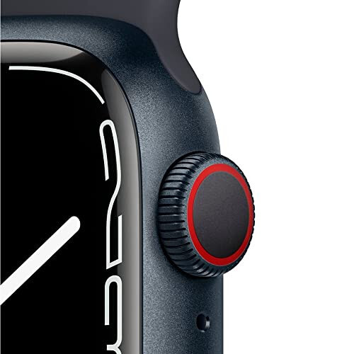 Apple Watch Series 7 GPS + Cellular, 45mm Gece Mavisi Alüminyum Kasa ve Gece Mavisi Spor Bant - Standart (Yenilenmiş) - 3