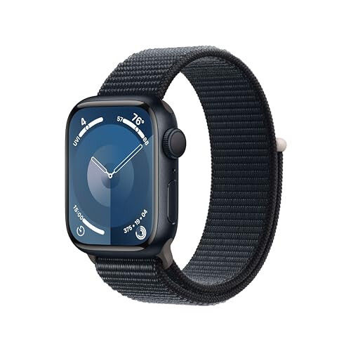 Apple Watch Series 9 [GPS 41mm] Gece Mavisi Alüminyum Kasa ve Gece Mavisi Spor Döngüsüyle Akıllı Saat. Fitness İzleyici, Kan Oksijeni ve EKG Uygulamaları, Her Zaman Açık Retina Ekran, Karbon Nötr (Yenilenmiş) - 1