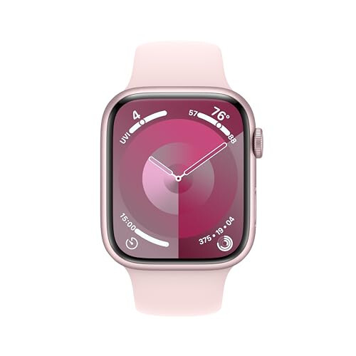 Apple Watch Series 9 (GPS + LTE) 45MM Pembe Alüminyum Kasa Açık Pembe Spor Bant (Yenilenmiş) - 2