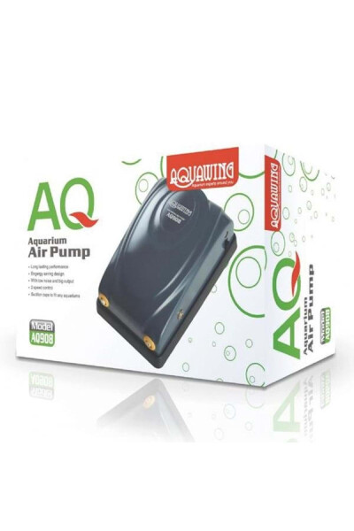 Aq908 Dual Outlet Aquarium Air Pump 2x4 L/min 5 W - 1